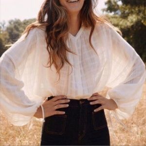 Christy Dawn Faye Top in Oat Milk sz S